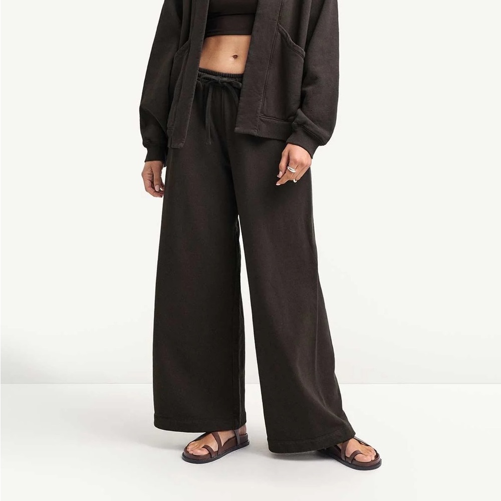 Vitamin A • Dawn Wide Leg Pant - Deep Earth Dawn French Terry